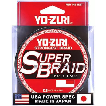 Плетеный шнур YO-ZURI PE SUPERBRAID 150YDS Blue 20Lbs (0.23mm)